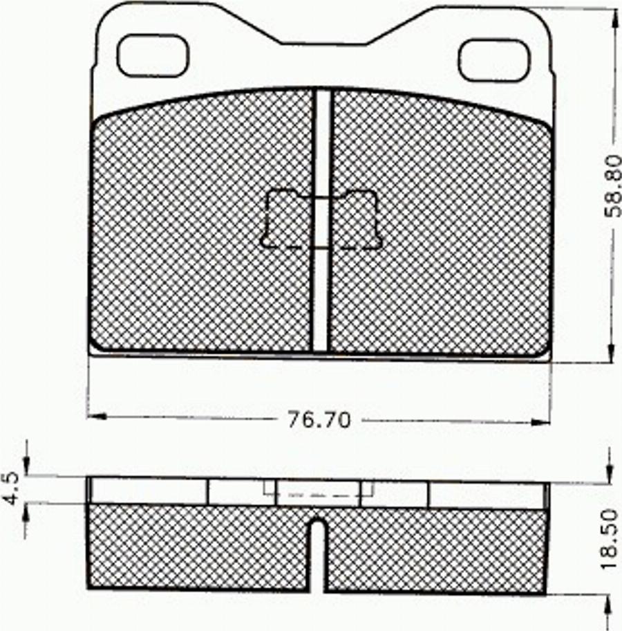 Pex 7172 - Komplet Pločica, disk-kočnica www.molydon.hr