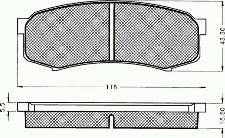 Pex 7.396 - Komplet Pločica, disk-kočnica www.molydon.hr