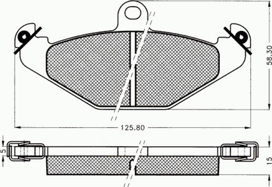 Pex 7.348 - Komplet Pločica, disk-kočnica www.molydon.hr