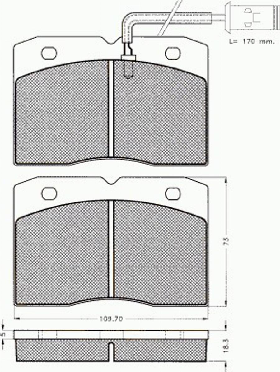 Pex 7.354 - Komplet Pločica, disk-kočnica www.molydon.hr