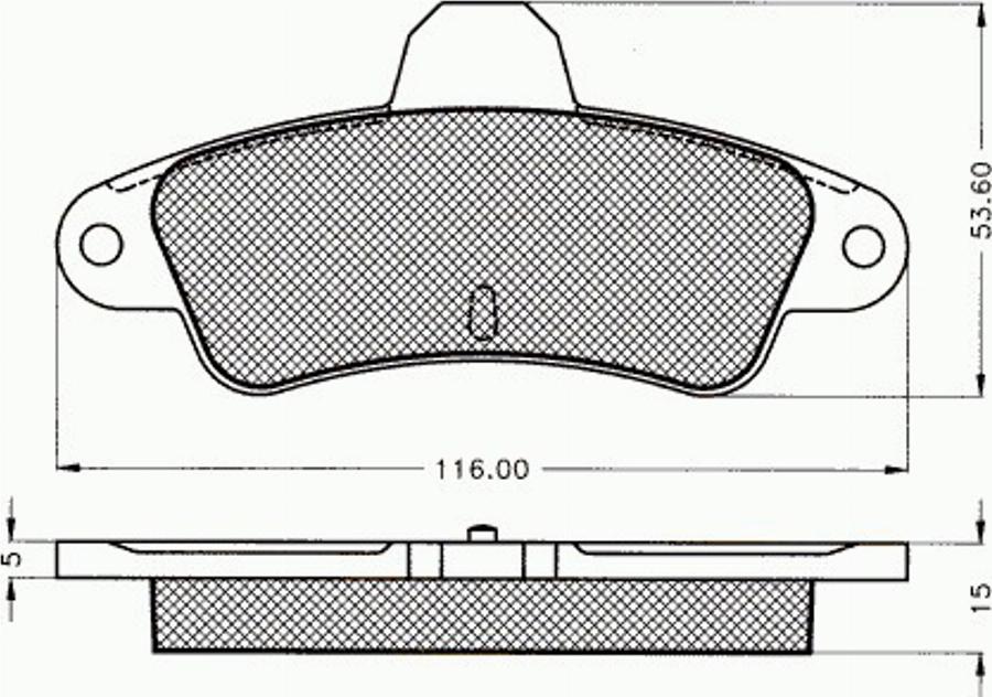 Pex 7.356 - Komplet Pločica, disk-kočnica www.molydon.hr