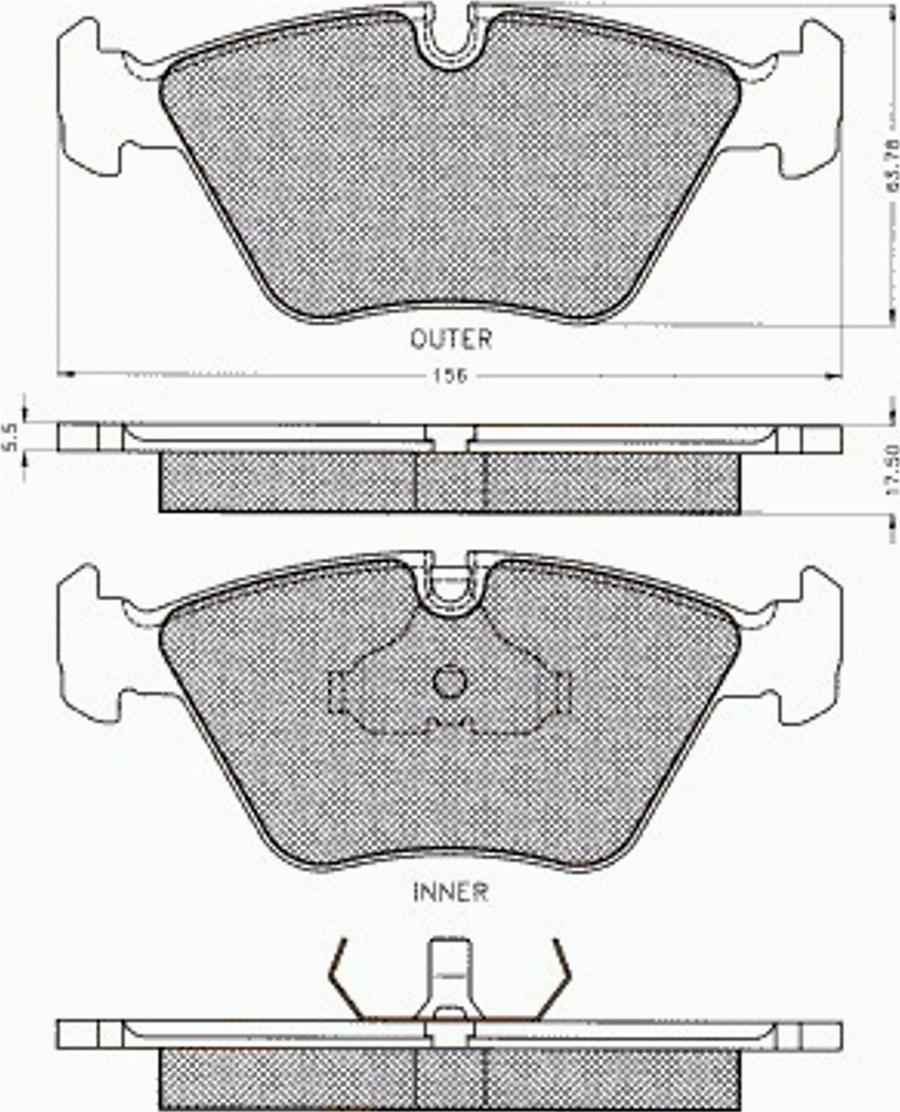 Pex 7350 - Komplet Pločica, disk-kočnica www.molydon.hr