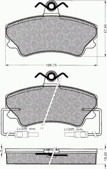 Pex 7.358 - Komplet Pločica, disk-kočnica www.molydon.hr