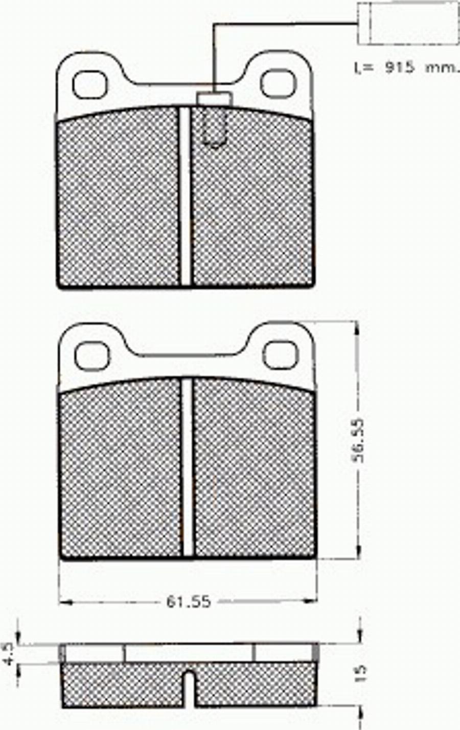 Pex 7367 - Komplet Pločica, disk-kočnica www.molydon.hr