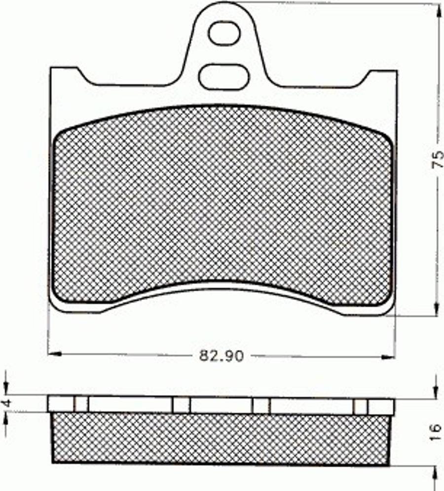 Pex 7302 - Komplet Pločica, disk-kočnica www.molydon.hr