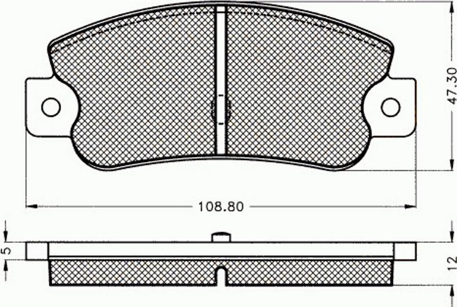 Pex 7310 - Komplet Pločica, disk-kočnica www.molydon.hr