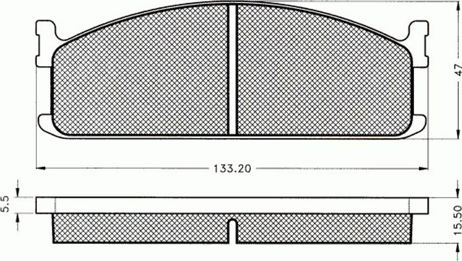 Pex 7312 - Komplet Pločica, disk-kočnica www.molydon.hr