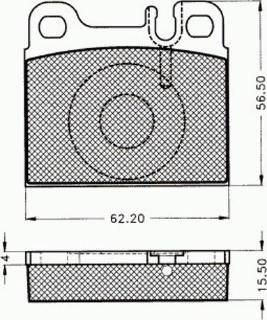 Pex 7381 - Komplet Pločica, disk-kočnica www.molydon.hr