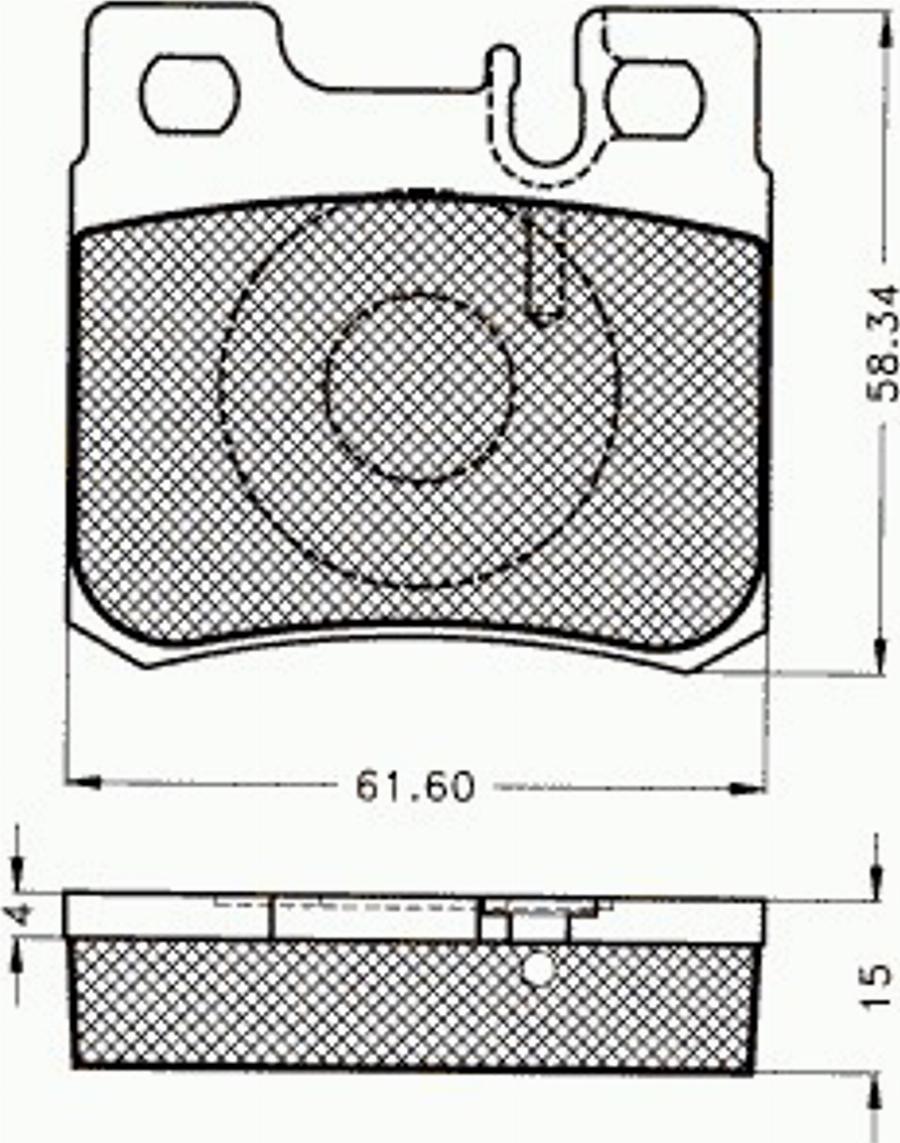 Pex 7.382 - Komplet Pločica, disk-kočnica www.molydon.hr