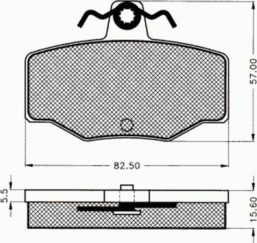 Pex 7.335 - Komplet Pločica, disk-kočnica www.molydon.hr