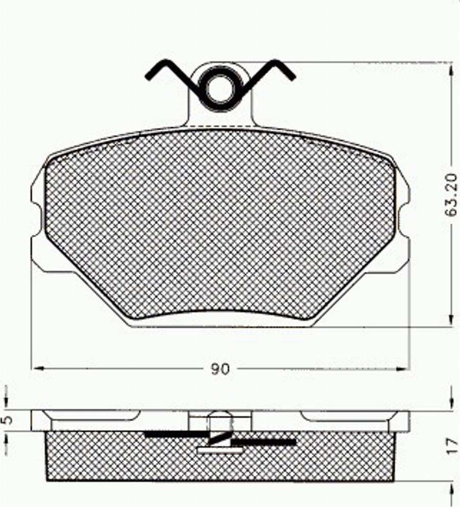 Pex 7.330 - Komplet Pločica, disk-kočnica www.molydon.hr