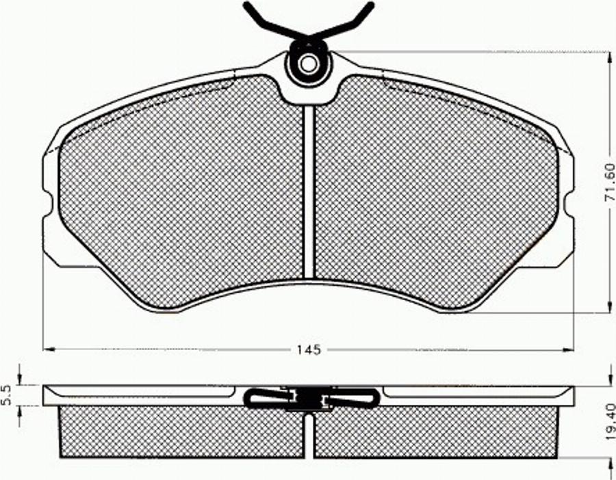 Pex 7.331 - Komplet Pločica, disk-kočnica www.molydon.hr