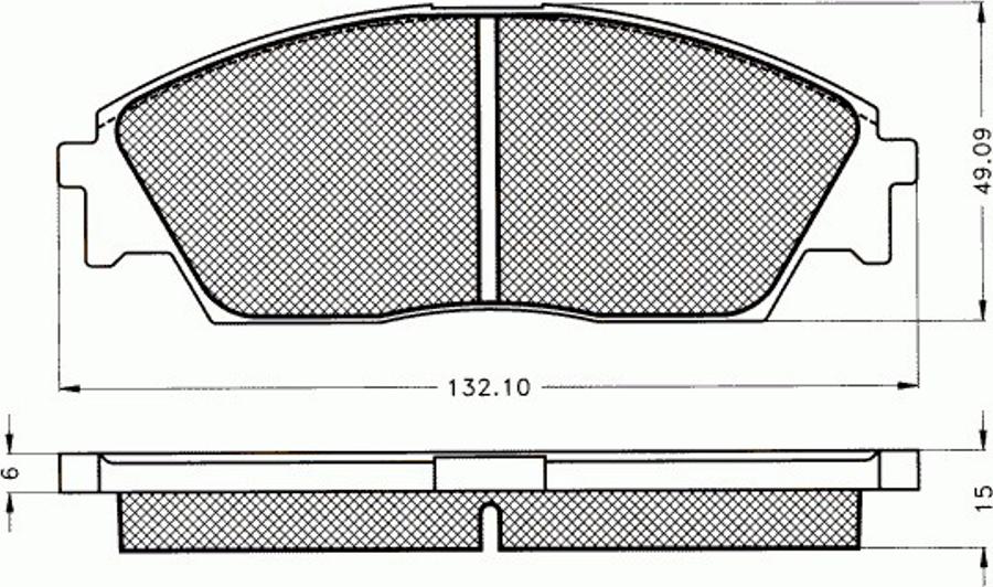 Pex 7.326 - Komplet Pločica, disk-kočnica www.molydon.hr