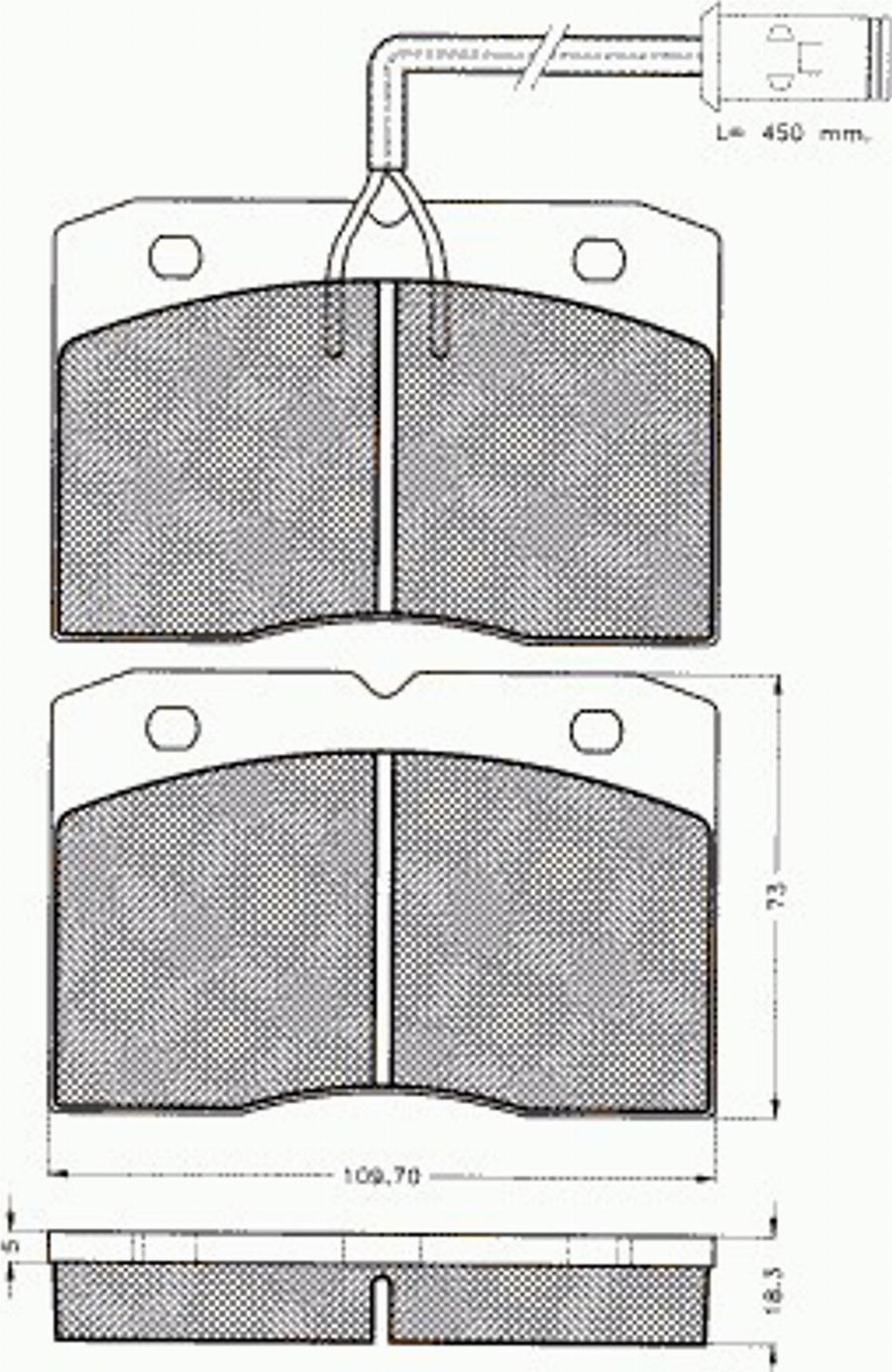 Pex 7.322 - Komplet Pločica, disk-kočnica www.molydon.hr