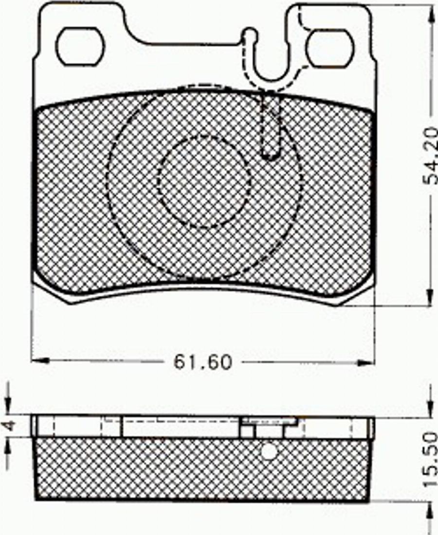 Pex 7378 - Komplet Pločica, disk-kočnica www.molydon.hr