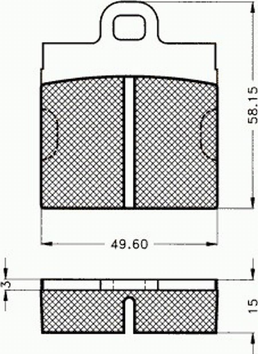 Pex 7294 - Komplet Pločica, disk-kočnica www.molydon.hr