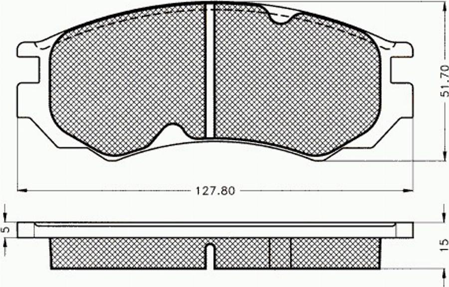 Pex 7242 - Komplet Pločica, disk-kočnica www.molydon.hr