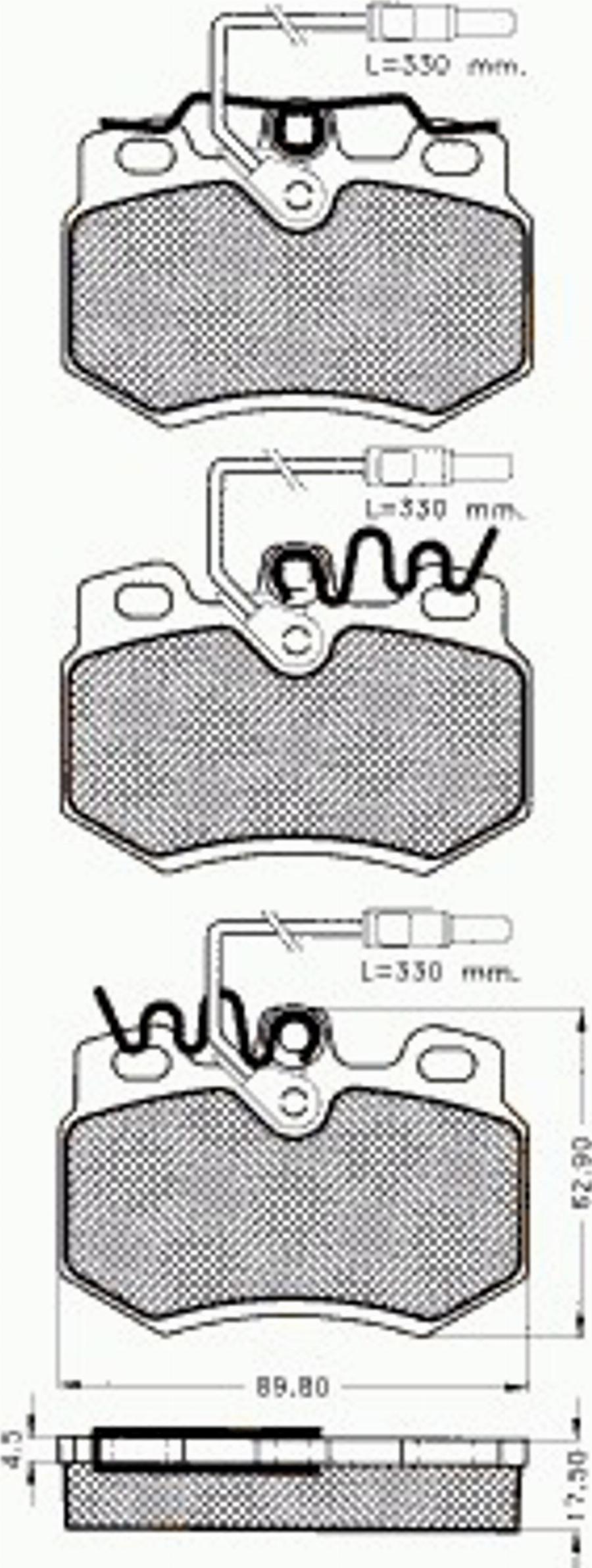 Pex 7251 - Komplet Pločica, disk-kočnica www.molydon.hr