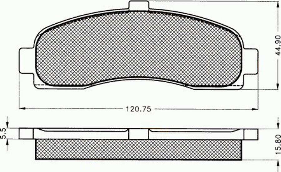 Pex 7260 - Komplet Pločica, disk-kočnica www.molydon.hr