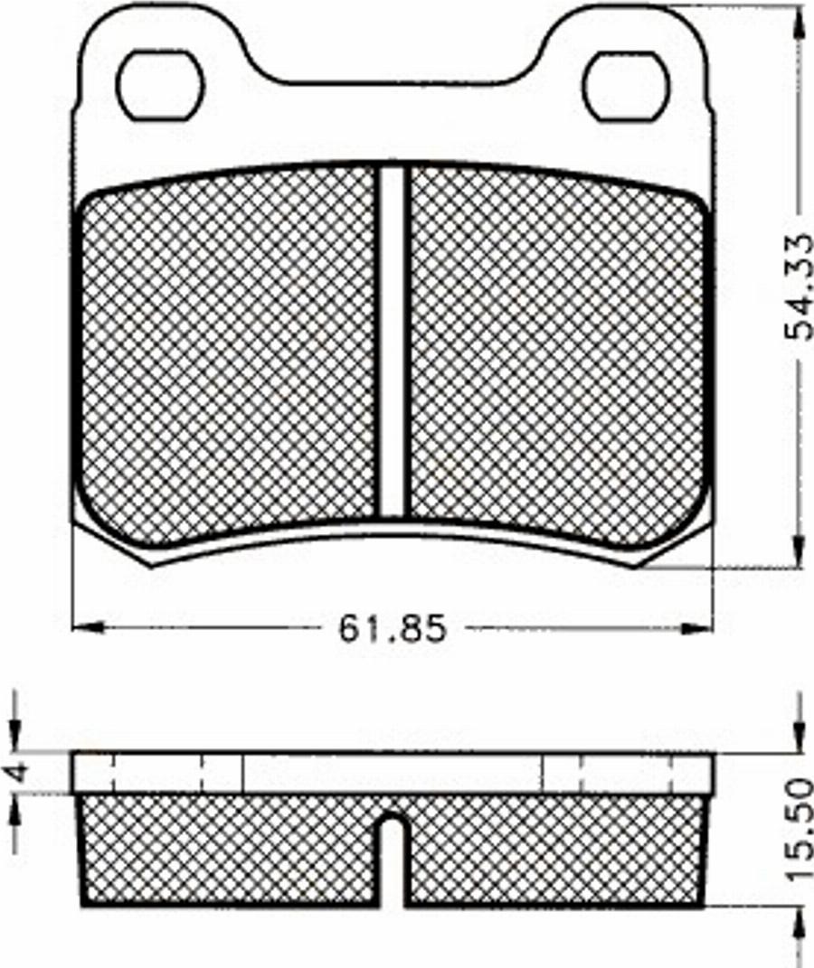 Pex 7.203S - Komplet Pločica, disk-kočnica www.molydon.hr