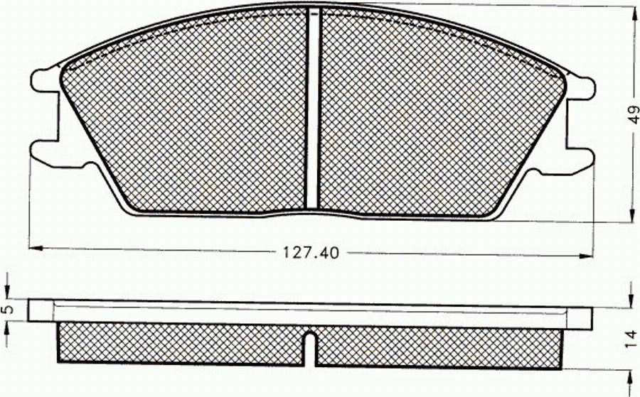 Pex 7.274 - Komplet Pločica, disk-kočnica www.molydon.hr