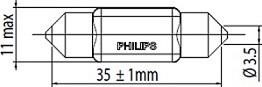 PHILIPS 11854WU60X1 - Žarulja, svjetlo unutrasnjeg prostora www.molydon.hr