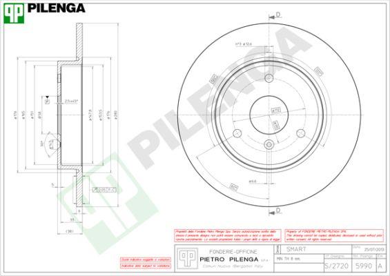 Pilenga 5990 - Kočioni disk www.molydon.hr