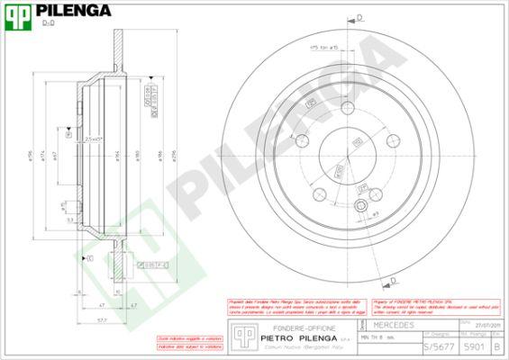 Pilenga 5901 - Kočioni disk www.molydon.hr