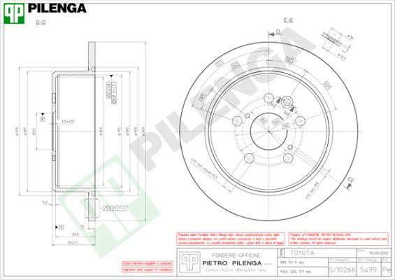 Pilenga 5499 - Kočioni disk www.molydon.hr