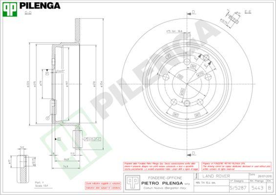 Pilenga 5443 - Kočioni disk www.molydon.hr