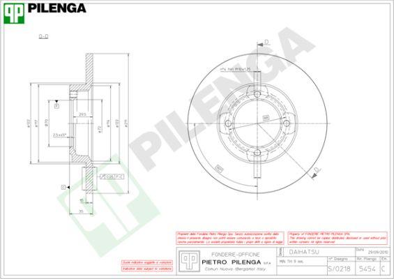 Pilenga 5454 - Kočioni disk www.molydon.hr