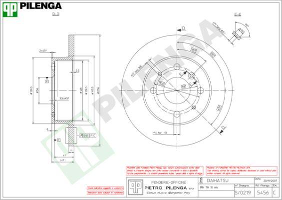 Pilenga 5456 - Kočioni disk www.molydon.hr