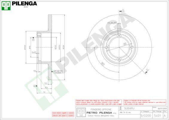 Pilenga 5401 - Kočioni disk www.molydon.hr