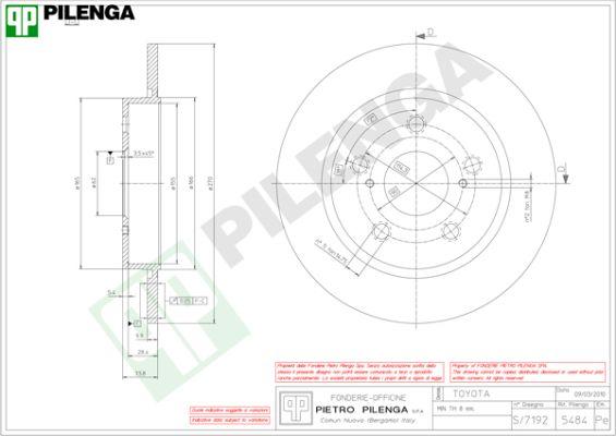 Pilenga 5484 - Kočioni disk www.molydon.hr