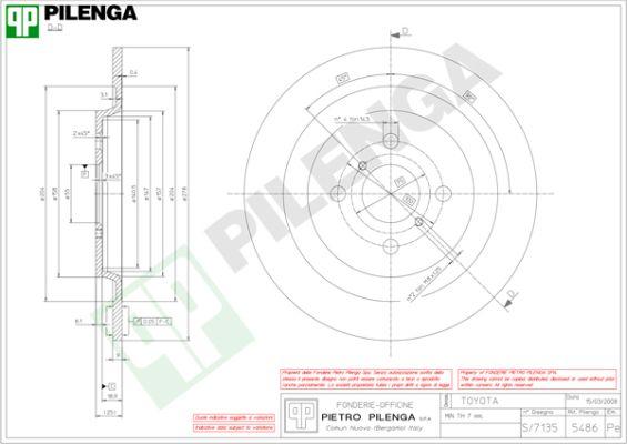 Pilenga 5486 - Kočioni disk www.molydon.hr