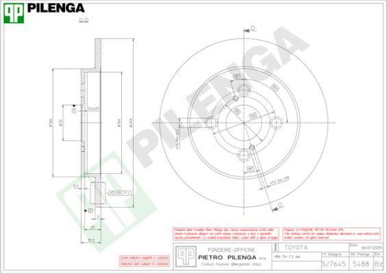 Pilenga 5488 - Kočioni disk www.molydon.hr