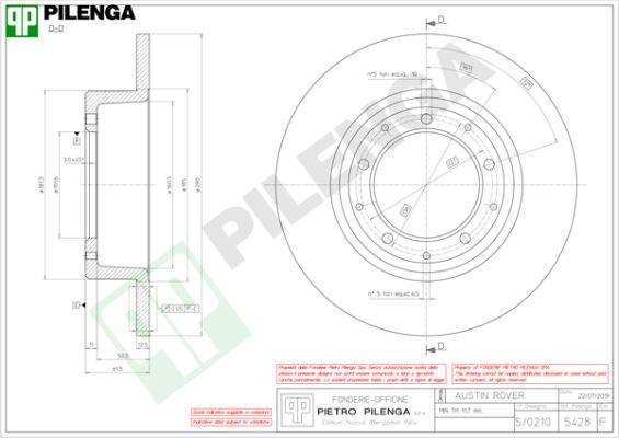 Pilenga 5428 - Kočioni disk www.molydon.hr