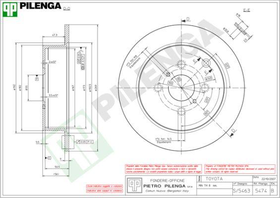 Pilenga 5474 - Kočioni disk www.molydon.hr