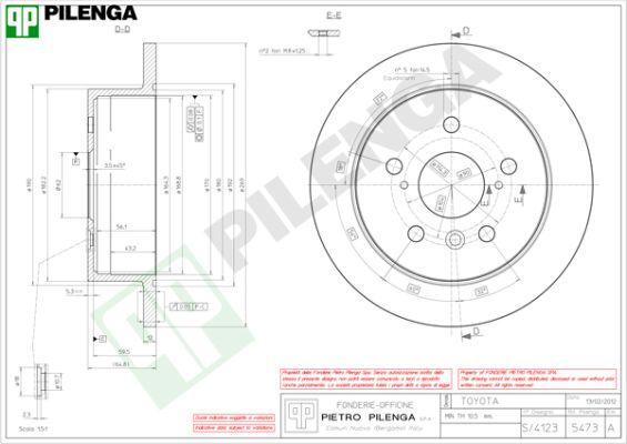 Pilenga 5473 - Kočioni disk www.molydon.hr