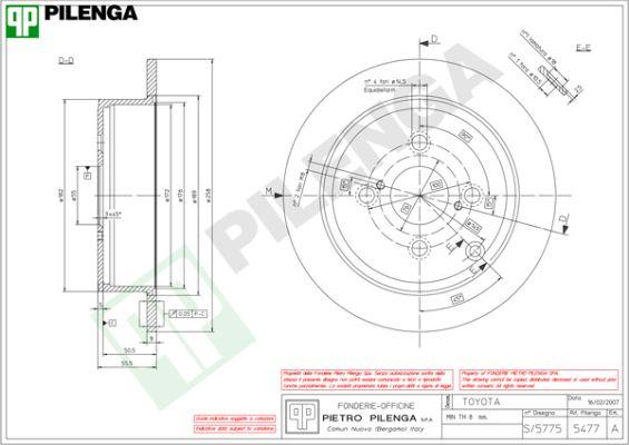 Pilenga 5477 - Kočioni disk www.molydon.hr