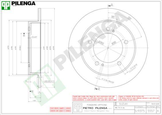 Pilenga 5557 - Kočioni disk www.molydon.hr