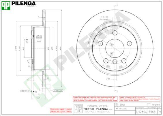 Pilenga 5563 - Kočioni disk www.molydon.hr