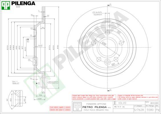 Pilenga 5580 - Kočioni disk www.molydon.hr