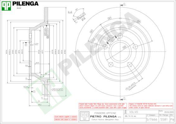 Pilenga 5581 - Kočioni disk www.molydon.hr