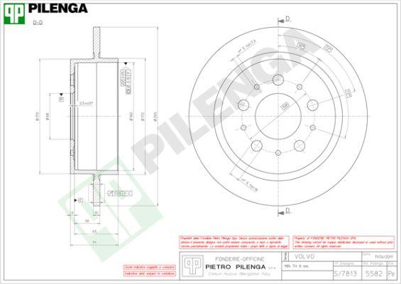 Pilenga 5582 - Kočioni disk www.molydon.hr