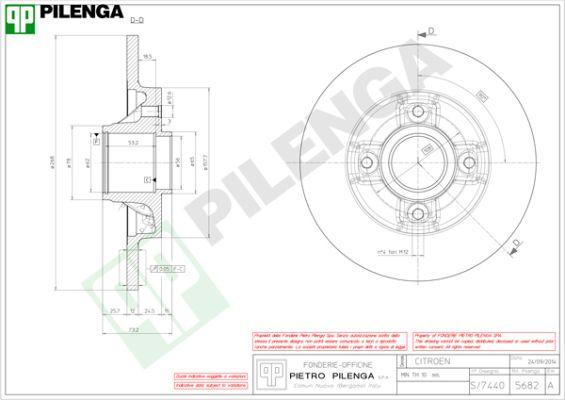 Pilenga 5682 - Kočioni disk www.molydon.hr