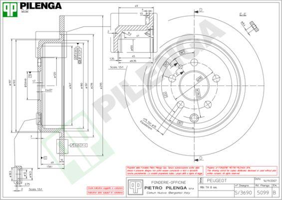 Pilenga 5099 - Kočioni disk www.molydon.hr