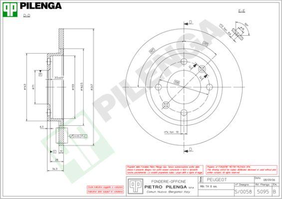 Pilenga 5095 - Kočioni disk www.molydon.hr