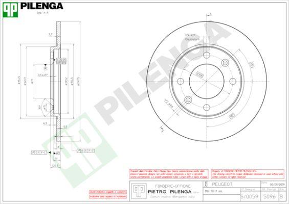 Pilenga 5096 - Kočioni disk www.molydon.hr