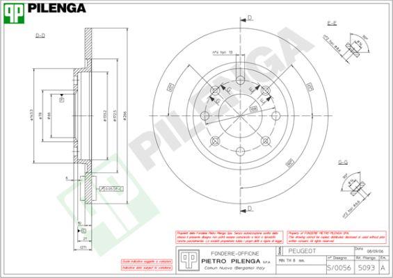 Pilenga 5093 - Kočioni disk www.molydon.hr